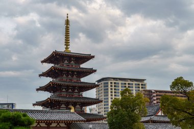Japonya 'daki Osaka şehri.