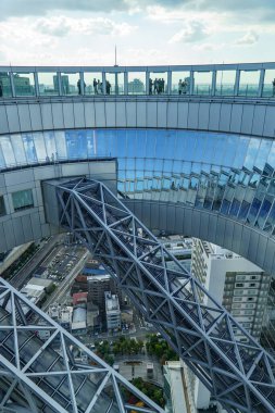 Japonya 'nın Osaka şehrinde sonbahar mevsimi