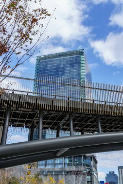 Japonya 'nın Osaka şehrinde sonbahar mevsimi