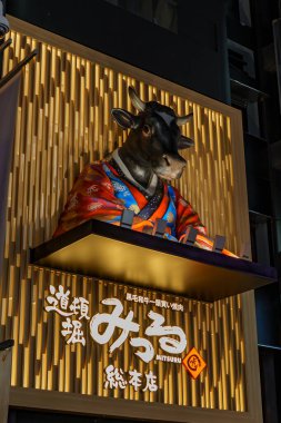 Osaka Japonya 'da sonbahar zamanı