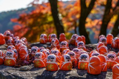 Sonbahar zamanı Japonya 'da osaka.