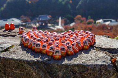Sonbahar zamanı Japonya 'da osaka.