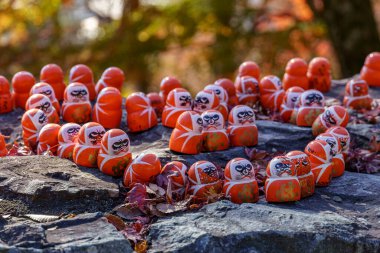 Sonbahar zamanı Japonya 'da osaka.