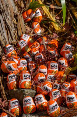 Sonbahar zamanı Japonya 'da osaka.