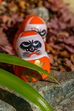 Sonbahar zamanı Japonya 'da osaka.