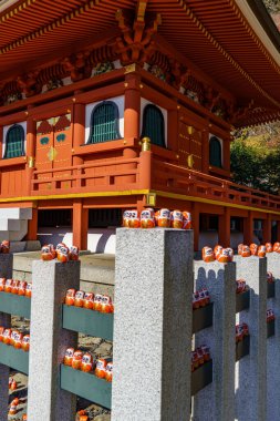 Sonbahar zamanı Japonya 'da osaka.