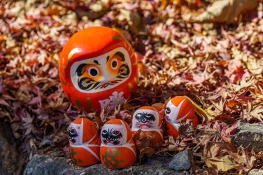 Sonbahar zamanı Japonya 'da osaka.