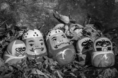 Japonya 'da Osaka yakınlarında sonbahar zamanı