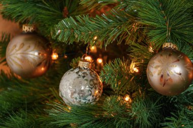 Alman şehri Ahaus 'ta Noel zamanı.