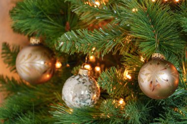 Alman şehri Ahaus 'ta Noel zamanı.