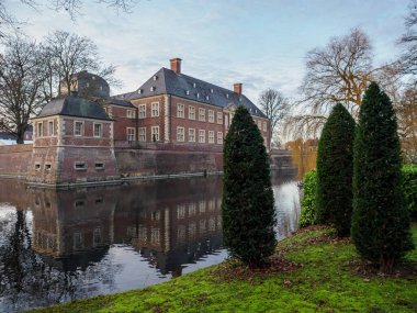 Alman şehri Ahaus 'ta Noel zamanı.