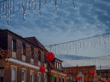 Ahaus şehrinde Noel zamanı