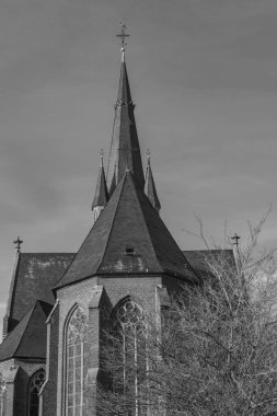 Alman Muensterland 'indeki küçük Weseke köyü.
