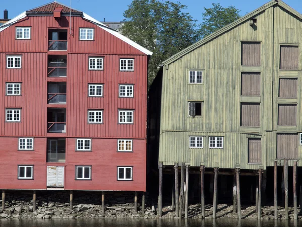 Trondheim in Noorwegen — Stockfoto