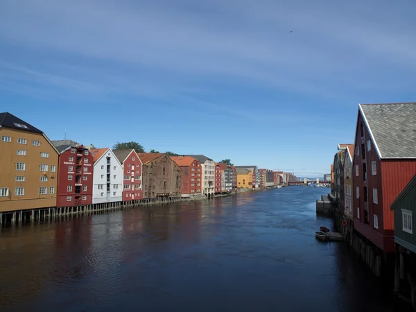 Trondheim em norway — Fotografia de Stock