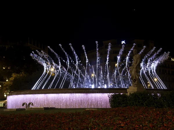 Barcelona at night — Stock Photo, Image