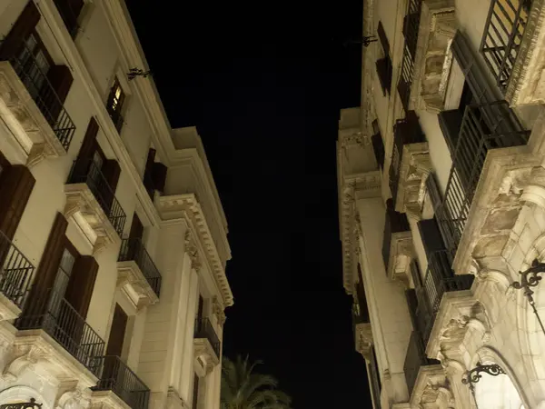 Barcelona gece — Stok fotoğraf