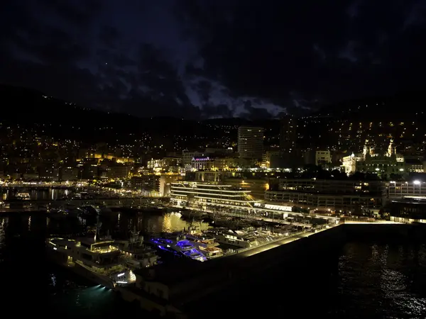 Monaco at night — Stock Photo, Image