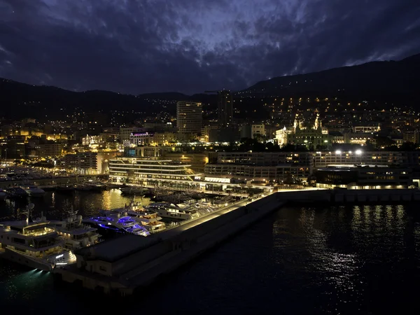 Monaco at night — Stock Photo, Image