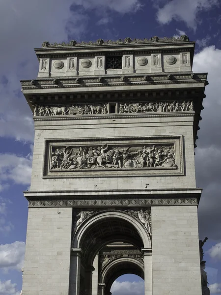 El río Sena y París — Foto de Stock