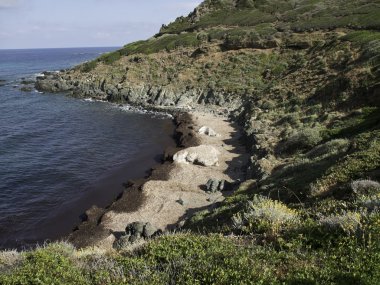Korsika adası.