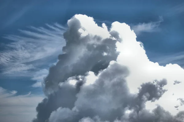 Σύννεφο Cumulus Στον Ουρανό Πάνω Από Γερμανία 2020 — Φωτογραφία Αρχείου