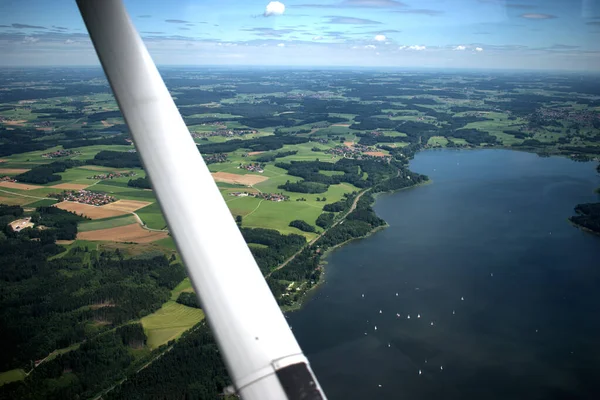 Chiemsee Baviera Alemanha Visto Cima 2020 — Fotografia de Stock