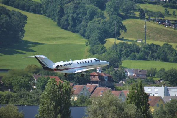 Cessna Citation Cj2 Sale Desde Aeropuerto Altenrhein Cerca Saint Gallen —  Fotos de Stock
