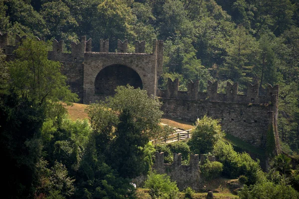 Castello Montebello Στην Bellinzona Της Ελβετίας 2020 — Φωτογραφία Αρχείου