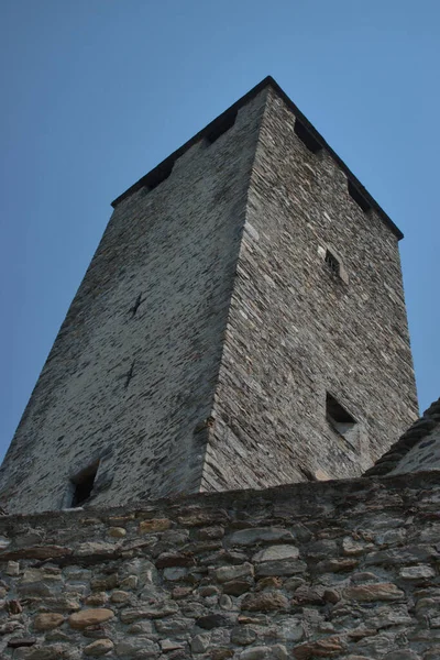 Torre Del Castelgrande Bellinzona Suiza 2020 —  Fotos de Stock