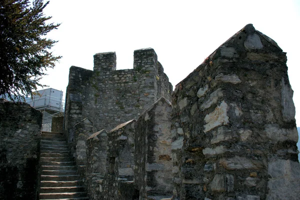 Castelgrande Bellinzona Suíça 2020 — Fotografia de Stock