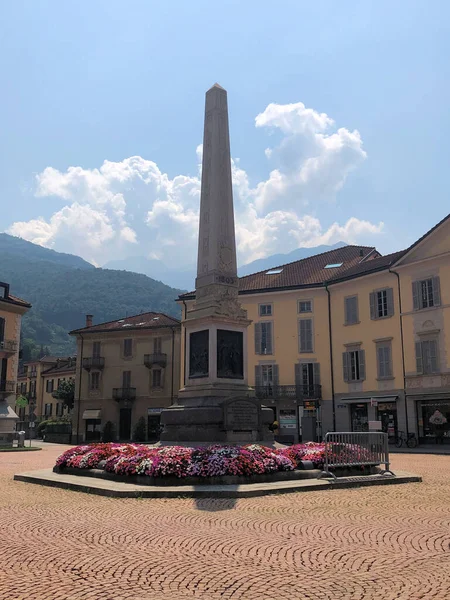 Bellinzona Schweiz Solig Dag Sommaren 2020 — Stockfoto