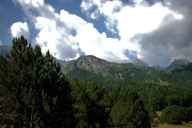 İsviçre 'de Lukmanierpass 30.7.2020