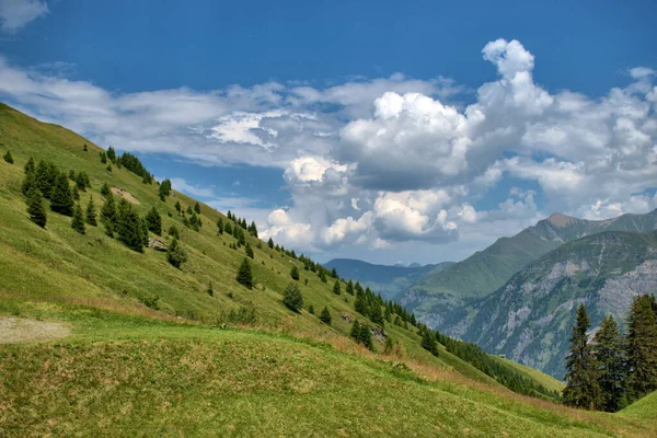 Berglandschaft Vals Der Schweiz 2020 — Stockfoto