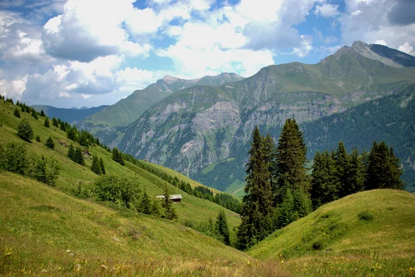 Paisaje Montaña Vals Suiza 2020 — Foto de Stock