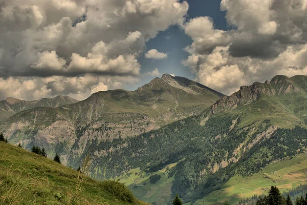 Paisagem Montanha Vals Suíça 2020 — Fotografia de Stock