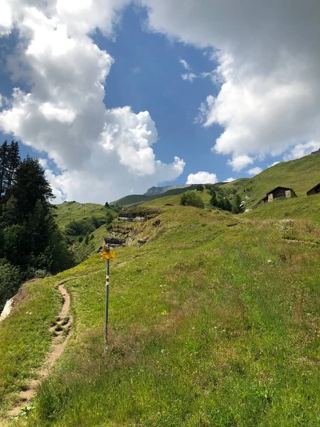 Vals Zwitserland Fascinerend Uitzicht Bergen 2020 — Stockfoto