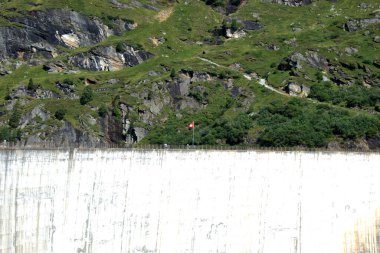 İsviçre 'deki Zervreila Barajı 31.7.2020