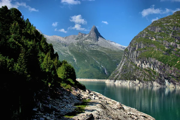 Increíble Paisaje Montaña Zervreila Suiza 2020 — Foto de Stock
