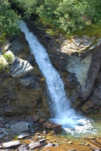 Cachoeira Zervreila Suíça 2020 — Fotografia de Stock