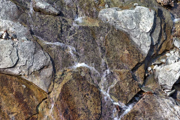 Вода Тече Через Деякі Камені Церврейлі Швейцарія 2020 — стокове фото