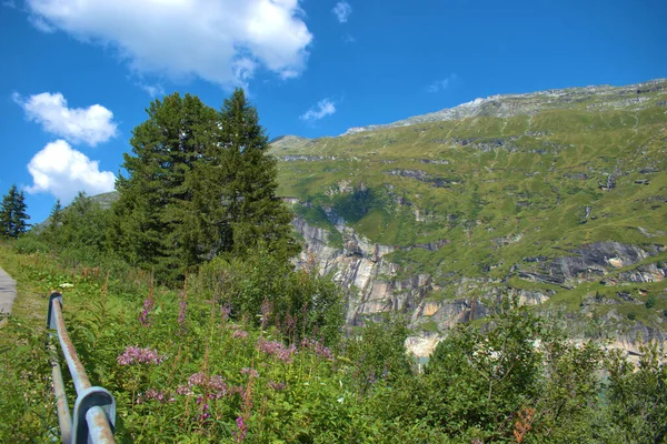 Bonito Panorama Zervreila Suiza 2020 — Foto de Stock