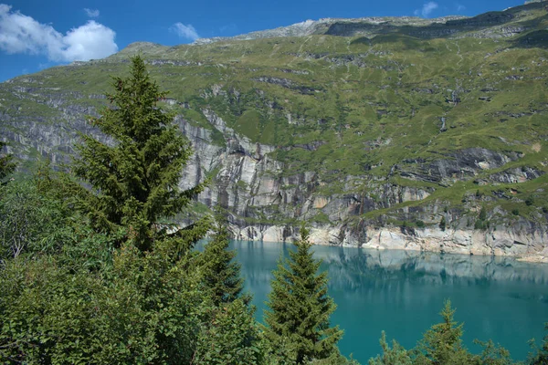 Bonito Panorama Zervreila Suiza 2020 — Foto de Stock