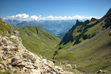 İsviçre 'deki Pizol Dağı' ndan görüntü 7.8.2020
