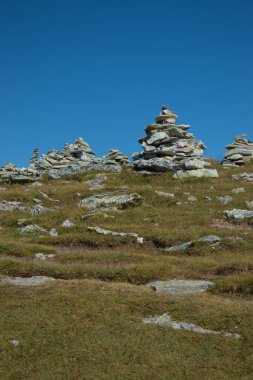 İsviçre 'de Pizol Dağı' ndaki taş figürler 7.8.2020