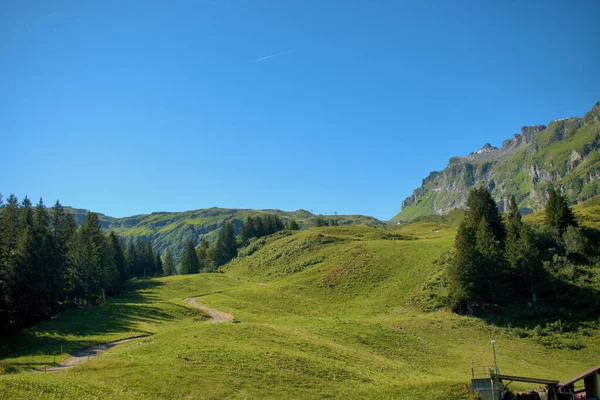 Neuvěřitelné Alpské Panorama Hory Pizol Švýcarsku 2020 — Stock fotografie