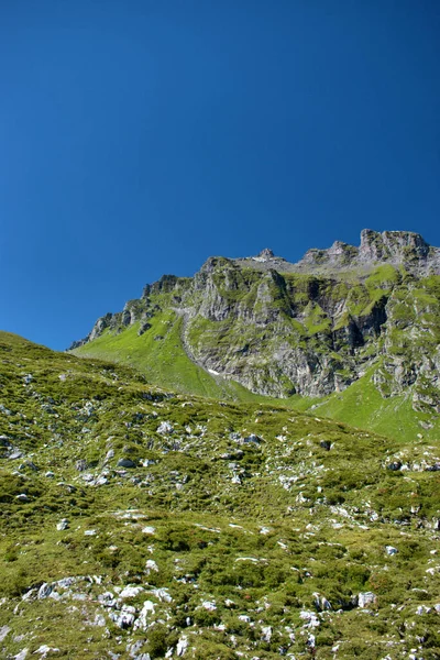 Bergtop Zichtbaar Vanaf Pizol Zwitserland 2020 — Stockfoto