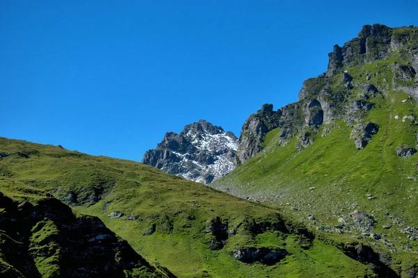 Cumbre Montaña Visible Desde Monte Pizol Suiza 2020 —  Fotos de Stock