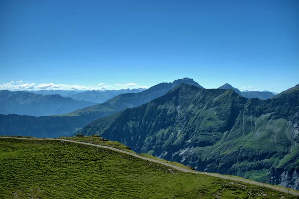 Bergzicht Vanaf Pizol Zwitserland 2020 — Stockfoto