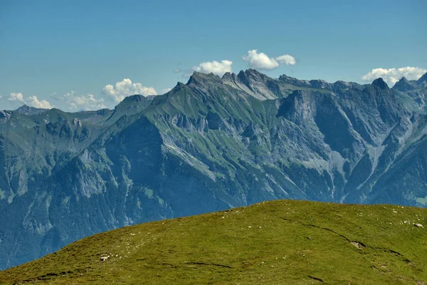Vistas Montaña Desde Pizol Suiza 2020 —  Fotos de Stock